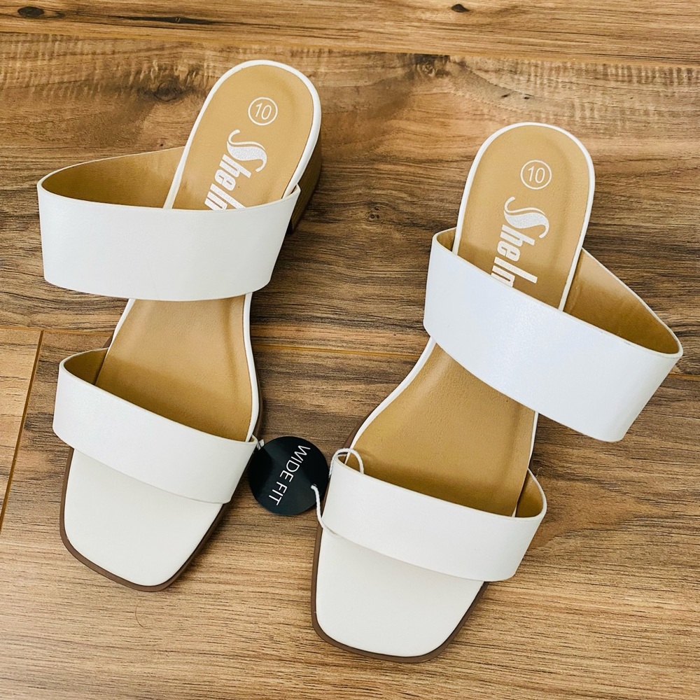 White High Heel Sandals